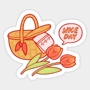 Nice Day Picnic Sticker